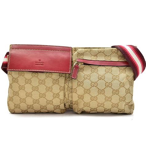 gucci beige bum bag canvas celebrities|gucci handbags prints.